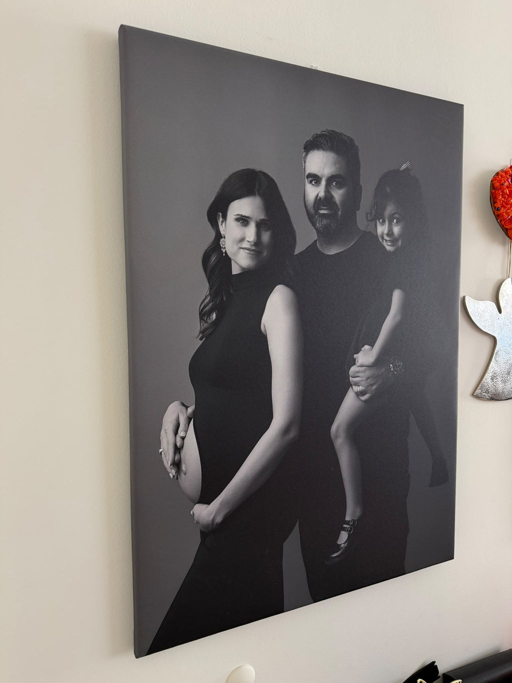 Esempio di foto personalizzata stampata su tela con telaio in legno