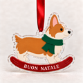 Corgi natalizio in plexiglass – rendering aggiornato