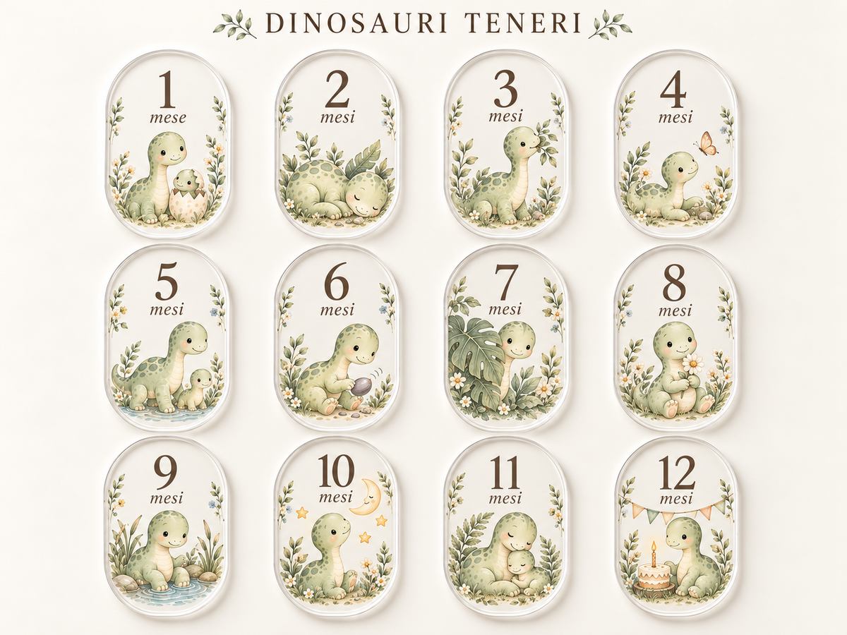 Anteprima illustrativa: Dinosauri teneri