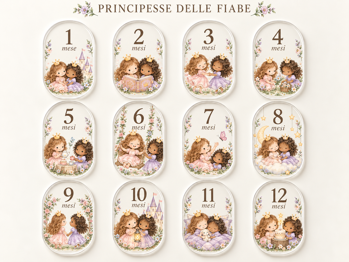 Anteprima illustrativa: Principesse delle fiabe